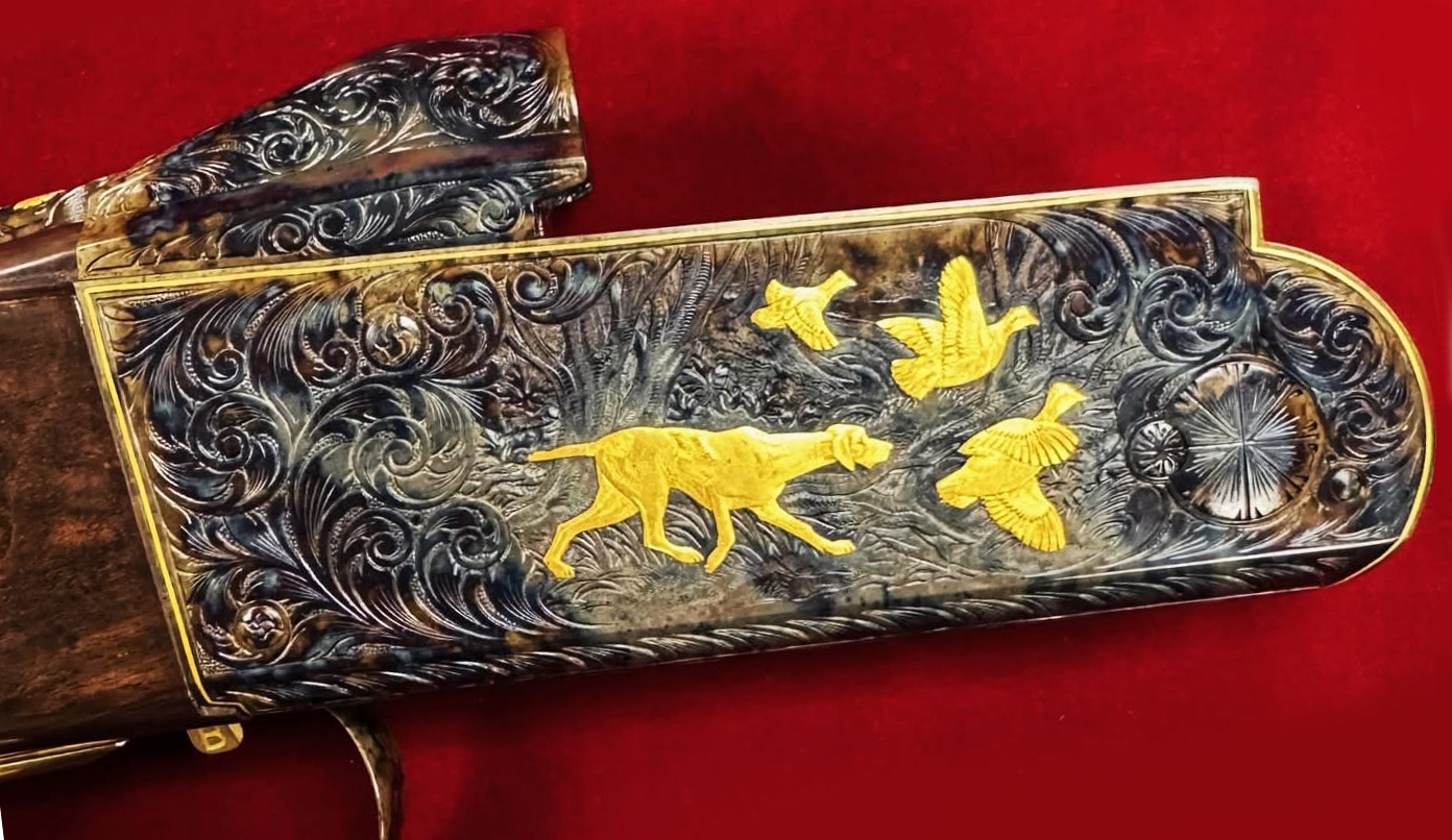 Krieghoff Crown Grade Colour Case Hardened Engraving