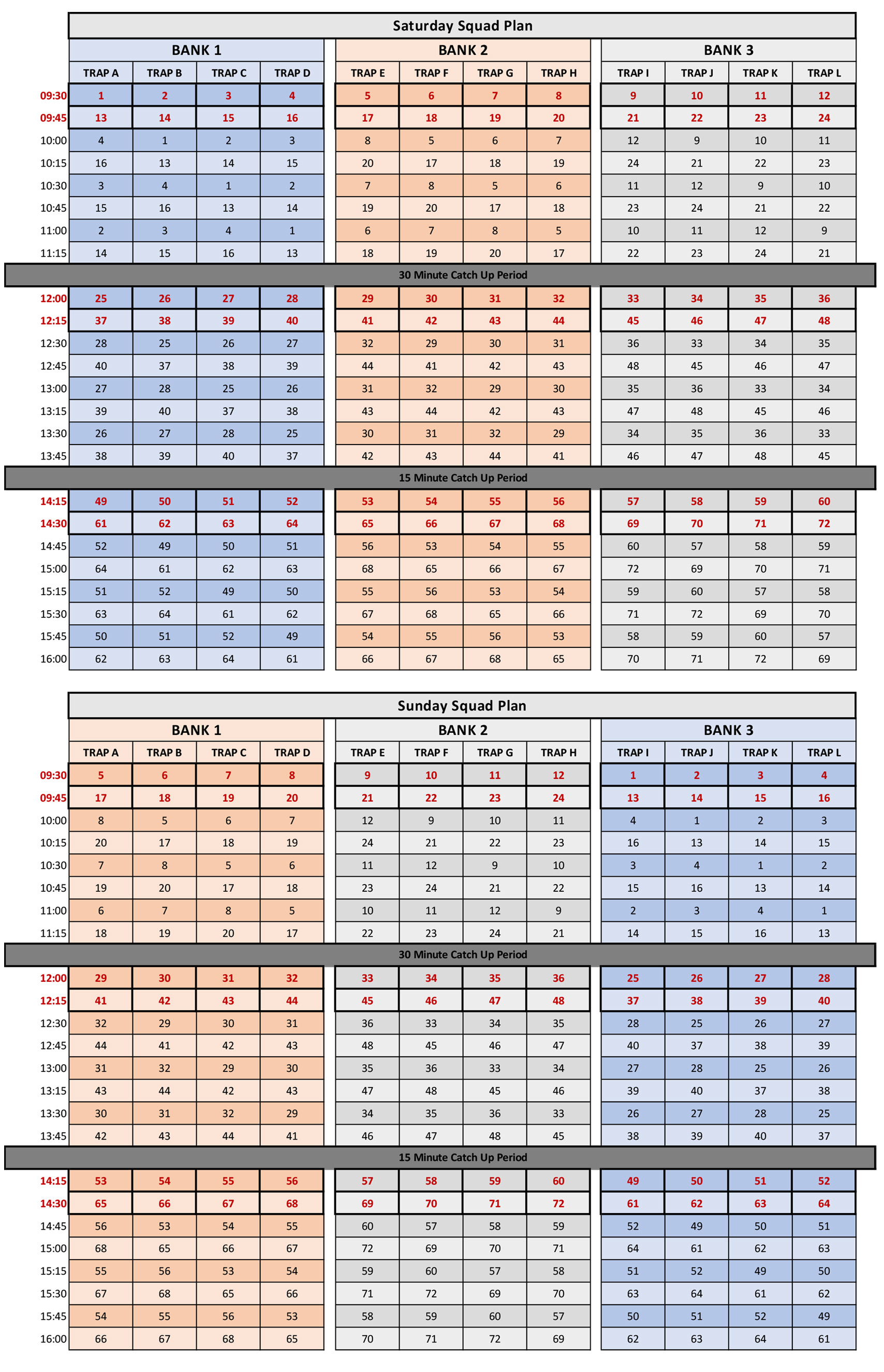 Krieghofff DTL Squad Plan Event 1