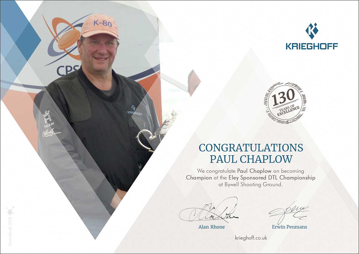 Paul Chaplow - Sponsored DTL