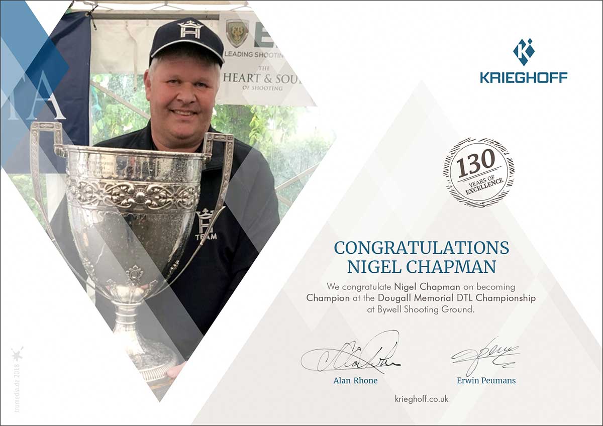 Nigel Chapman - Dougall Memorial DTL