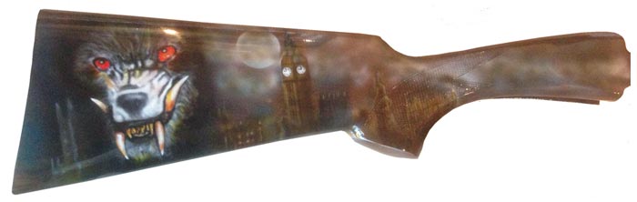 custom painted gun stocks